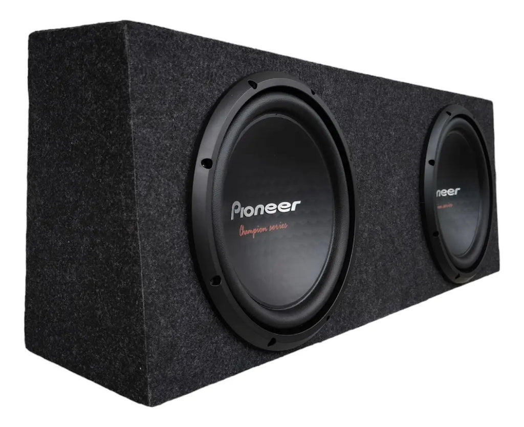 Cajón Sellado Doble Para Camioneta Con Rebote Para Subwoofer