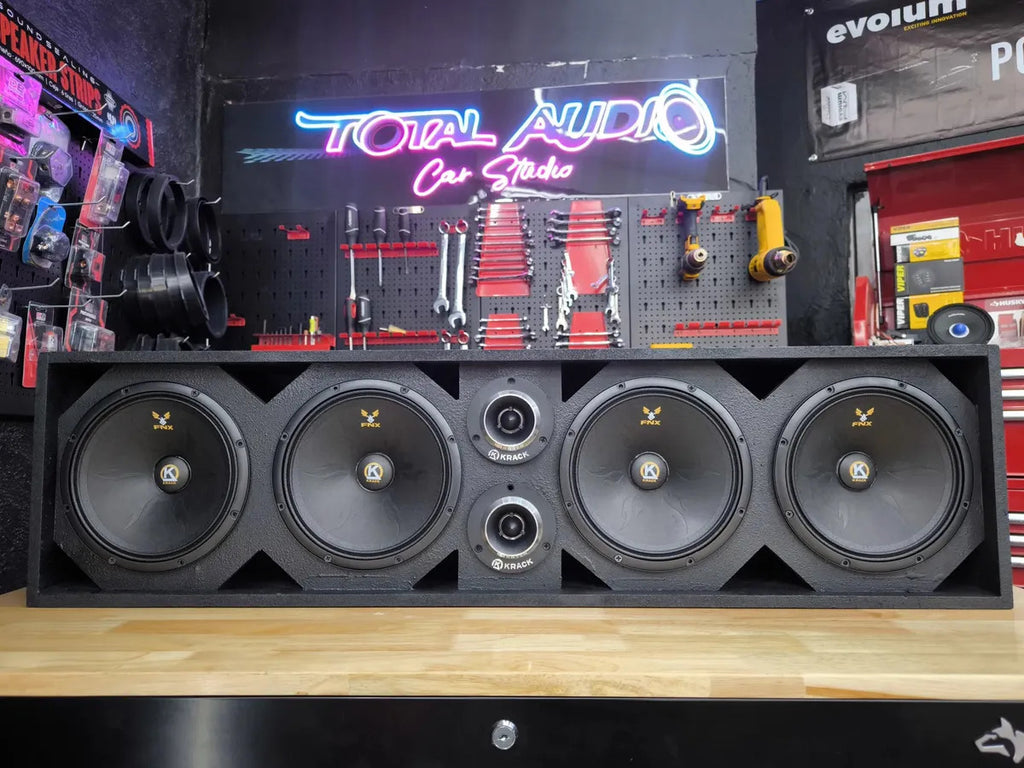Paquete Open Show Audio Cajon + Km-804 Fnx + Tweeters
