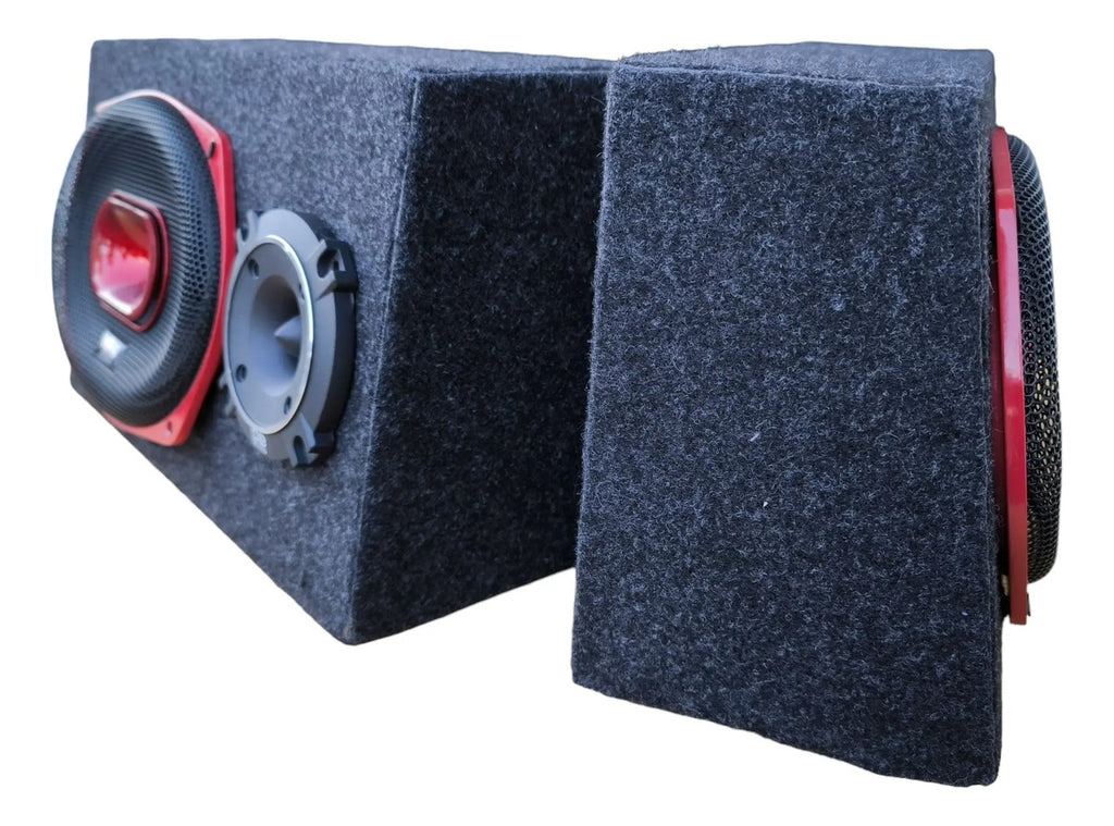 Par Cajon Individual D Madera Bocina 6x9 Tipo Pick Up C/bala