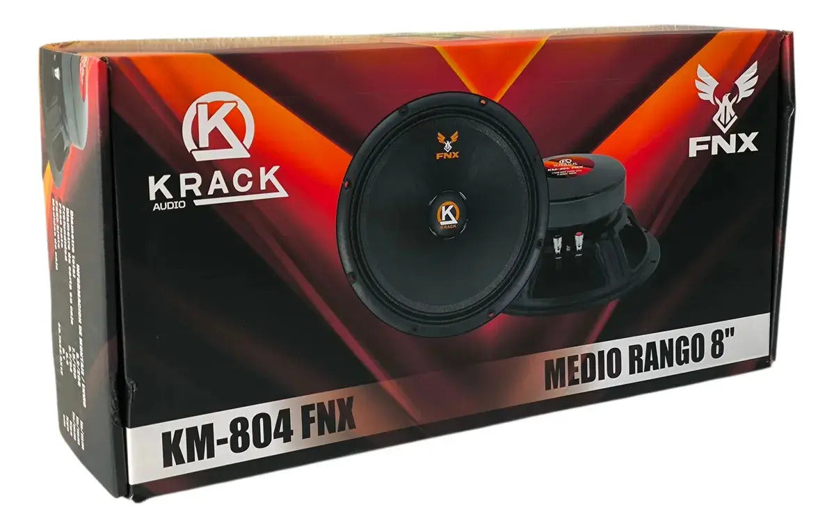 Par De Medios Rangos 8 Km-804 Fnx  Audio 170/340w