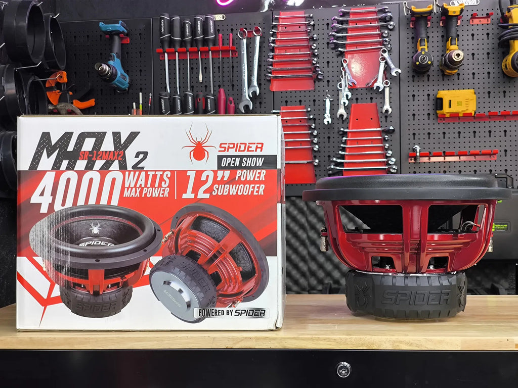 Subwoofer Spider Sr-12max2 12 Pulg 2000w/4000w Doble Bobina