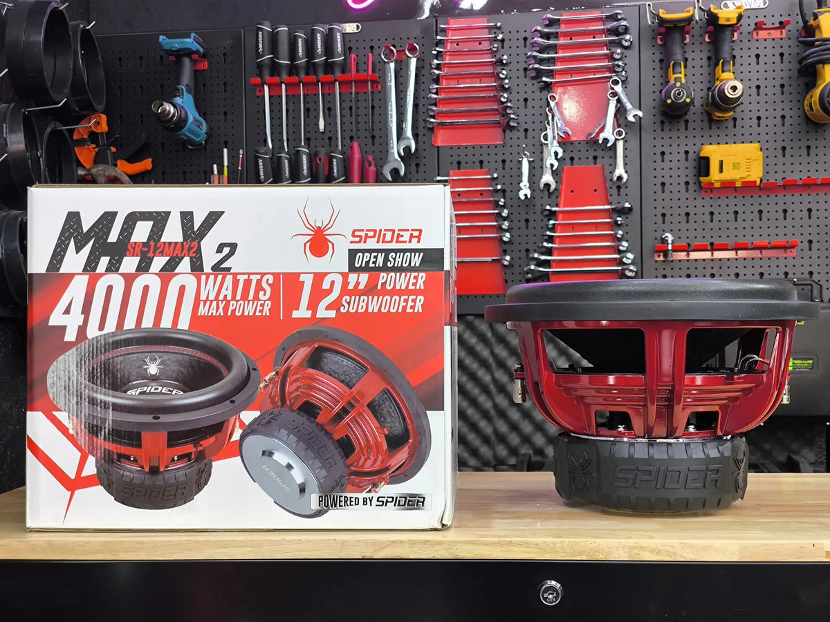 Subwoofer Spider Sr-12max2 12 Pulg 2000w/4000w Doble Bobina