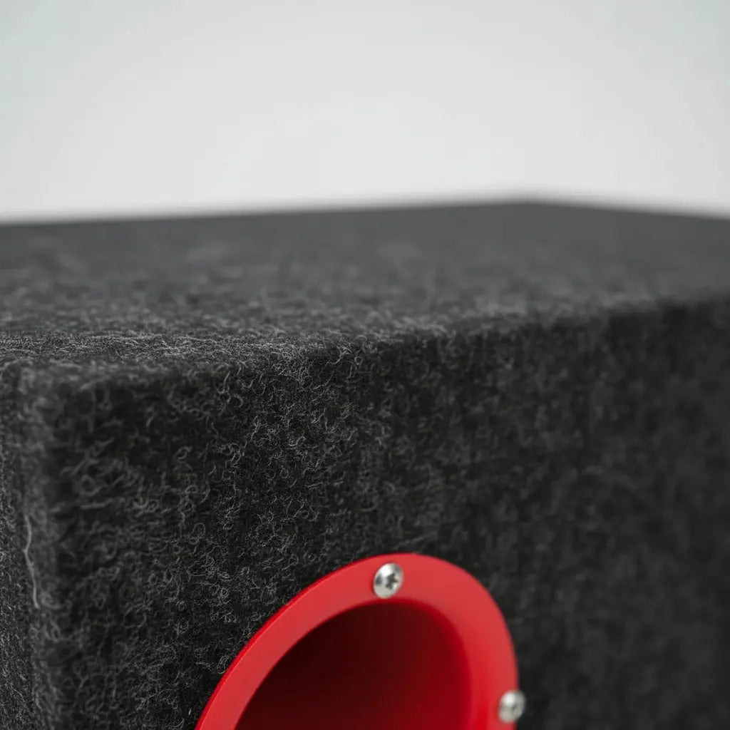 Subwoofer Audiobahn Asw8u Cajon Salida De Aire Amplificador