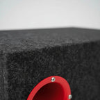 Subwoofer Audiobahn Asw8u Cajon Salida De Aire Amplificador