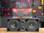 Par Medios Rangos Km-654fnx 6.5 Fenix +tweeters+ Cajon Open