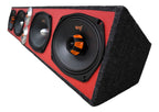 Cajón De Madera Monitor Vinil 4 Bocinas De 6x9 Con 2 Balas