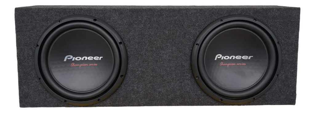 Cajón Sellado Doble Para Camioneta Con Rebote Para Subwoofer