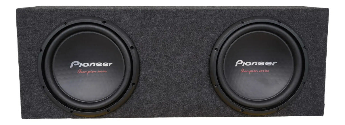 Cajón Sellado Doble Para Camioneta Con Rebote Para Subwoofer