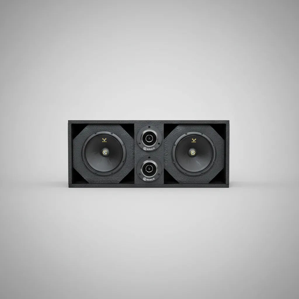 Par Medios Rangos Km-654fnx 6.5 Fenix +tweeters+ Cajon Open