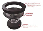 Aros Para Par De Bocinas 6.5 Carbon Audio Insonorizante 1par
