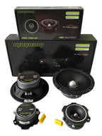 Set Magnum 2 Medios Rangos Pro-mr64 +pro-t100v2 + Cajon