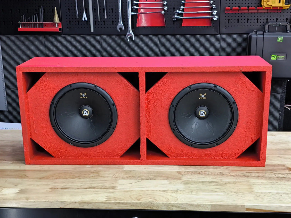 Par Medios Rangos Km-654fnx 6.5 Fenix + Cajon Open Show R