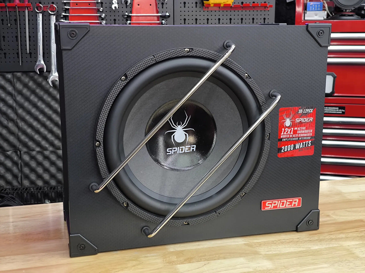 Subwoofer Amplificado Spider Sr-12pickde 12pulg 2000 Watts
