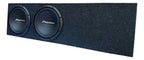 Cajón De Madera Acustico Para Camioneta Doble Subwoofer