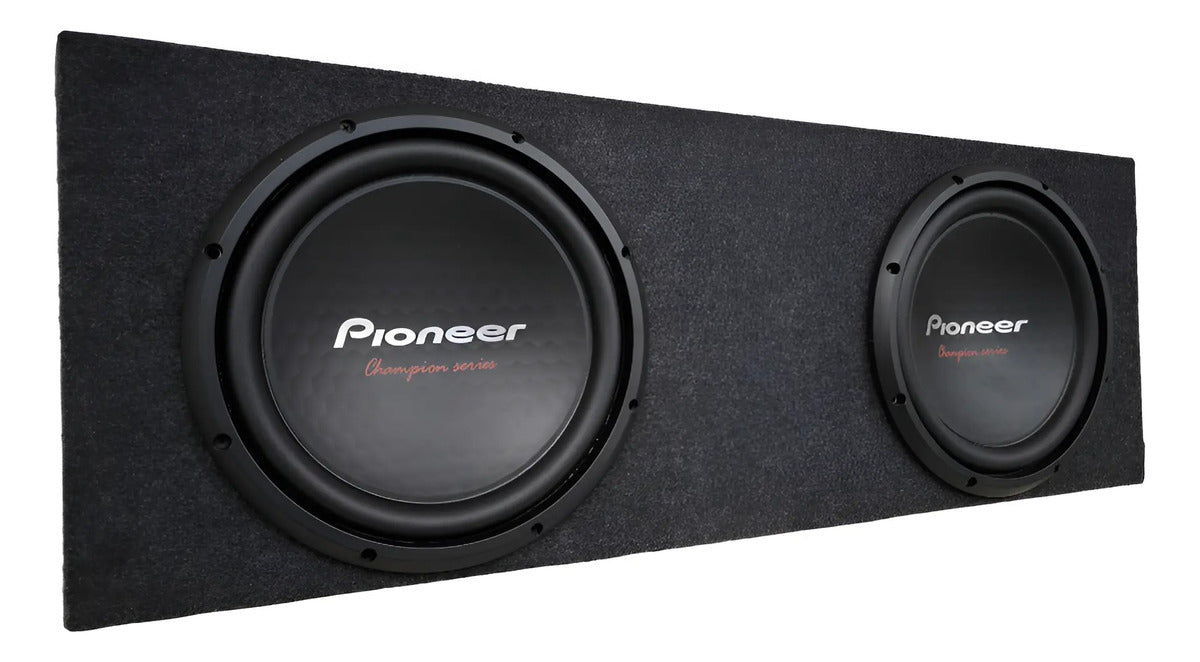 Cajón Sellado Doble Para Camioneta Con Rebote Para Subwoofer