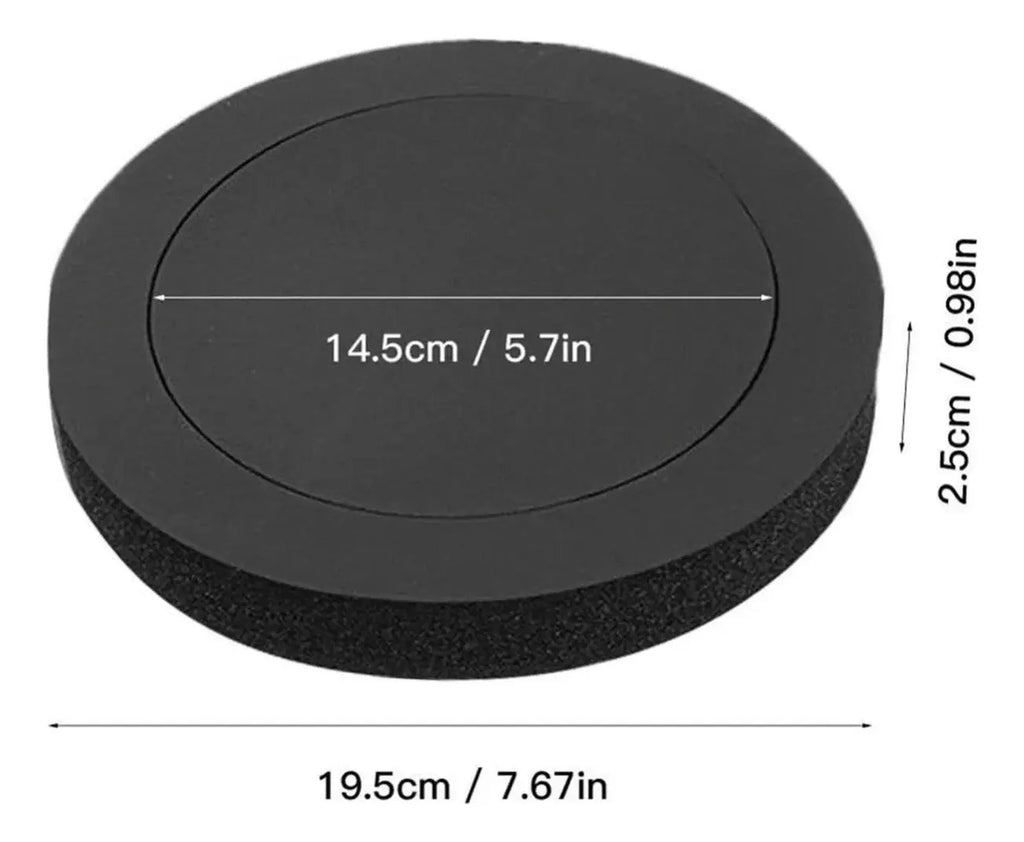 Aros Para Par De Bocinas 6.5 Carbon Audio Insonorizante 1par