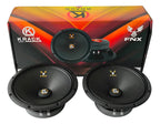 Par De Medios Rangos 8 Km-804 Fnx  Audio 170/340w