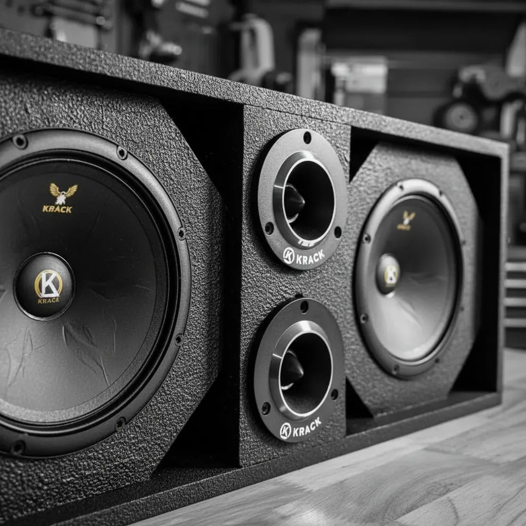 Par Medios Rangos Km-654fnx 6.5 Fenix +tweeters+ Cajon Open