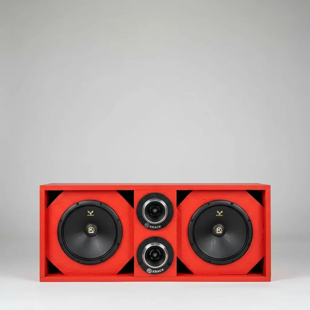 Par Medios Rangos Km-654fnx 6.5 Fenix +tweeters+ Cajon Open
