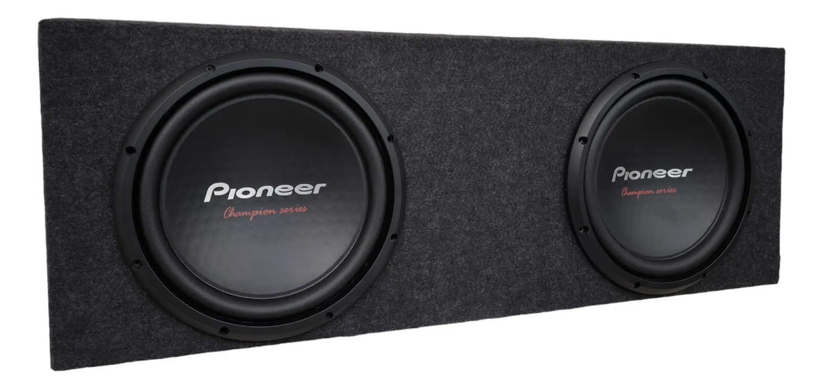 Cajón Sellado Doble Para Camioneta Con Rebote Para Subwoofer