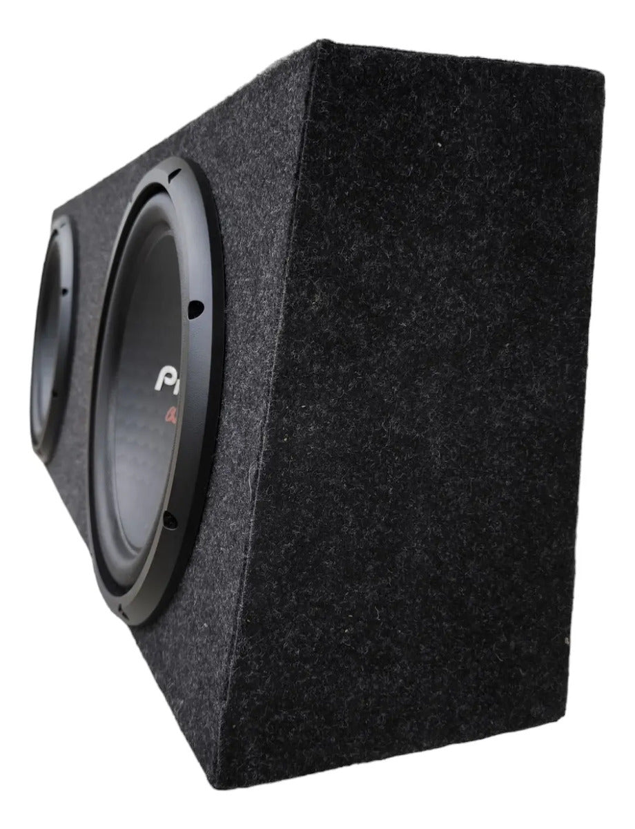 Cajón Sellado Doble Para Camioneta Con Rebote Para Subwoofer