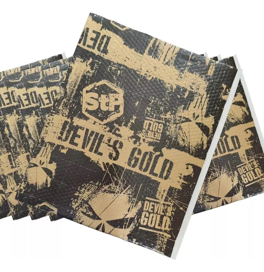 10 Hojas Insonorizante Stp Devils Gold 2 Incluye Regalo