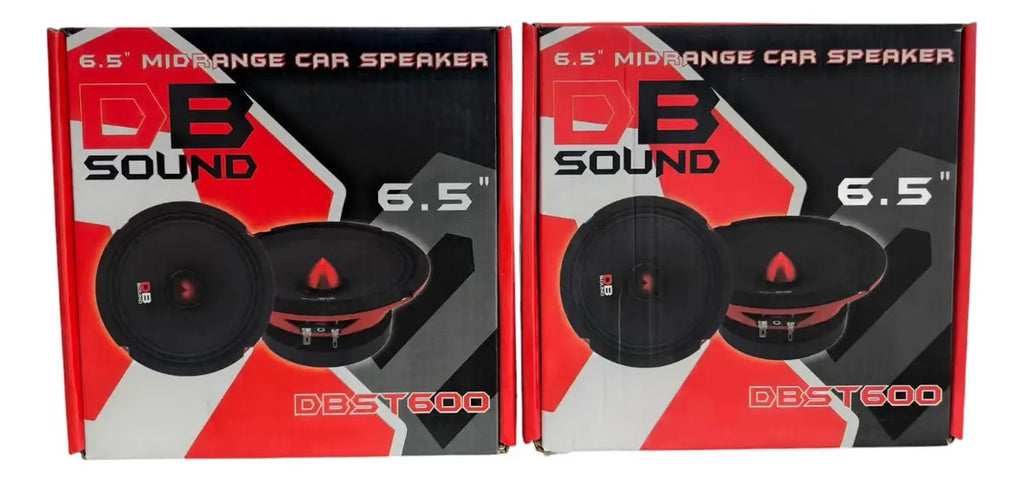2 Medio Rango Db Sound 6.5 Pulg 150w/300w Max Dbst600 4ohms