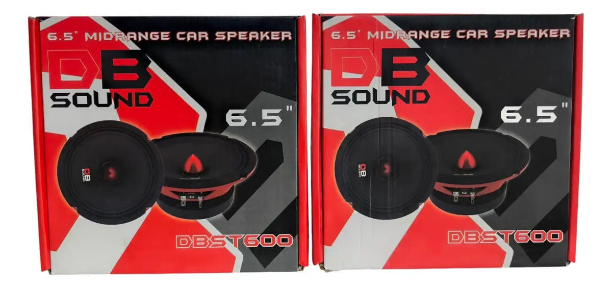 2 Medio Rango Db Sound 6.5 Pulg 150w/300w Max Dbst600 4ohms