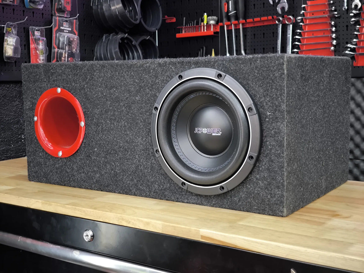 Subwoofer Jc Power Rs-8d4 700w  + Caja Acustica Scorpion