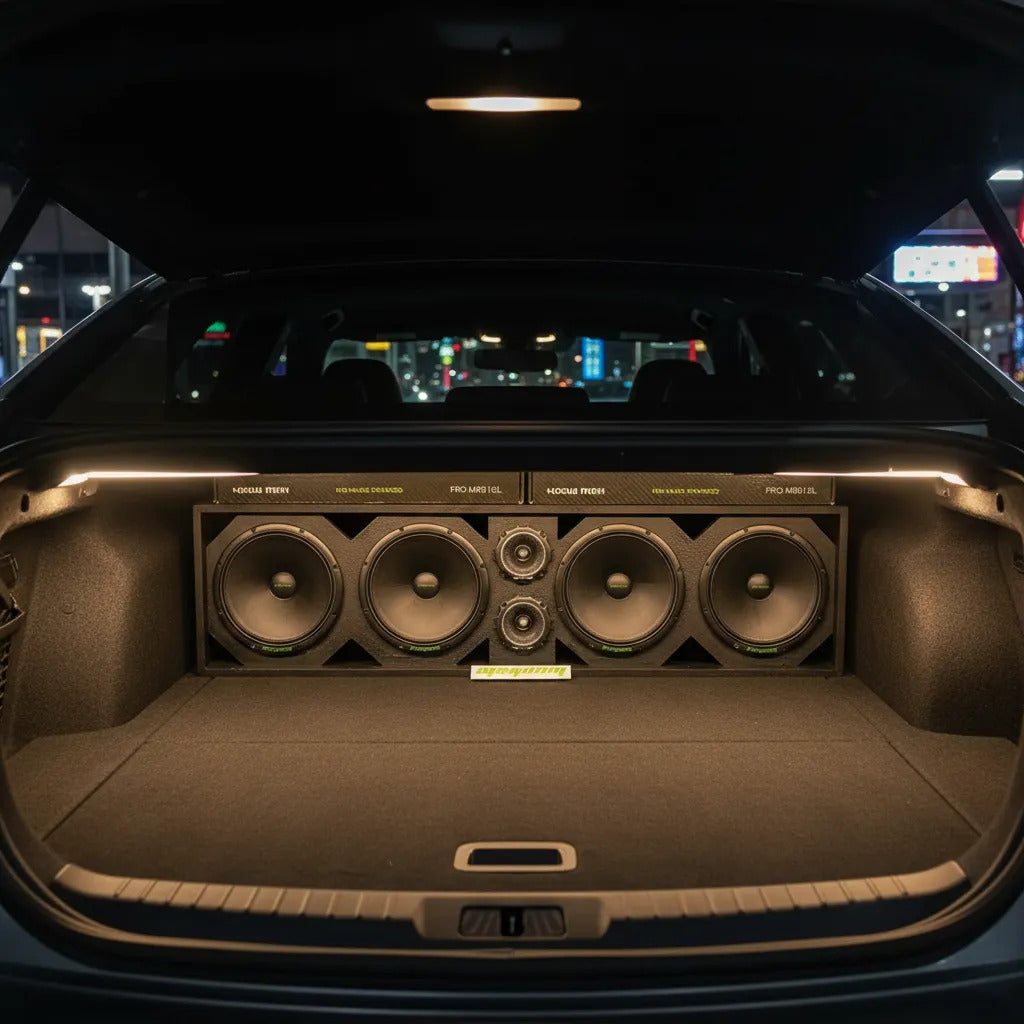 Paquete Open Show Magnum Cajon + Promr81sl +tweeters Prot100