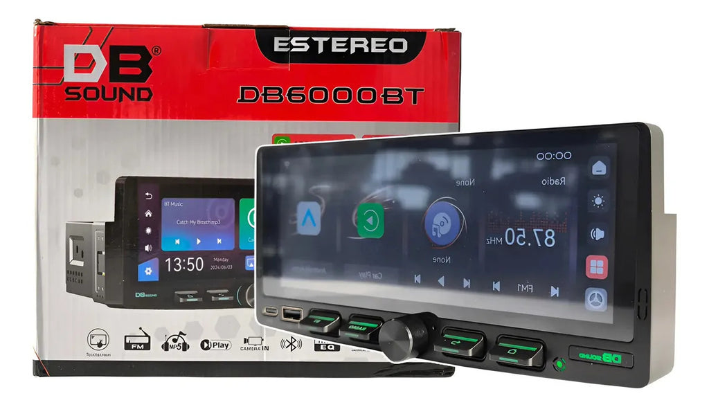 Pantalla Db Sound Touch 1 Din 7 PuLG Carplay Db6000bt