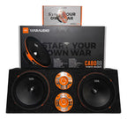Set De Medio Rango 8 War Audio Cabo88 Tweeter Grenade402 Color Negro