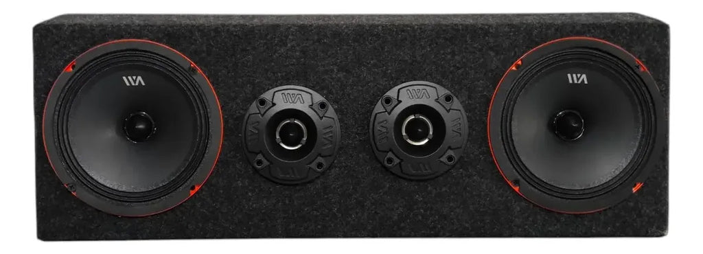 Set De Medio Rango 8 War Audio Cabo88 Tweeter Grenade402 Color Negro