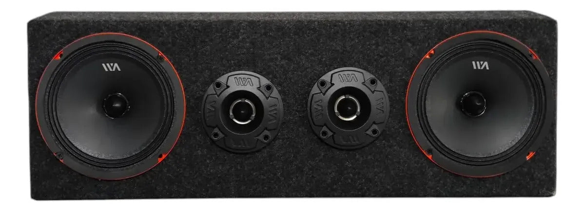 Set De Medio Rango 8 War Audio Cabo88 Tweeter Grenade402 Color Negro