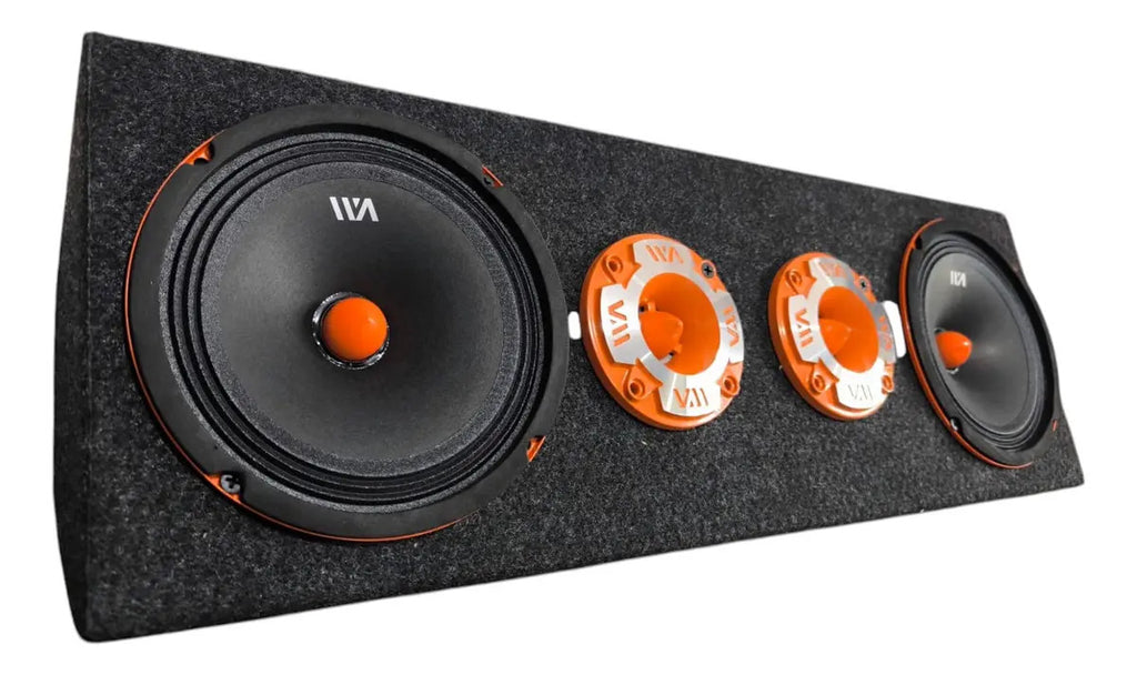 Set De Medio Rango 8 War Audio Cabo88 Tweeter Grenade402 Color Negro