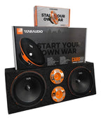 Set De Medio Rango 8 War Audio Cabo88 Tweeter Grenade402 Color Negro