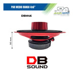 Par De Medios Rangos Dbm46 4x6 PuLG 200w Rms 88 Db 4 Ohm Db