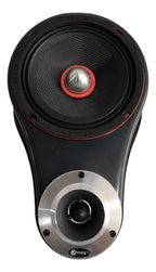 Set De Medios Kmxp 6520 Krack 6.5 + Aumentos Con Bala Negro