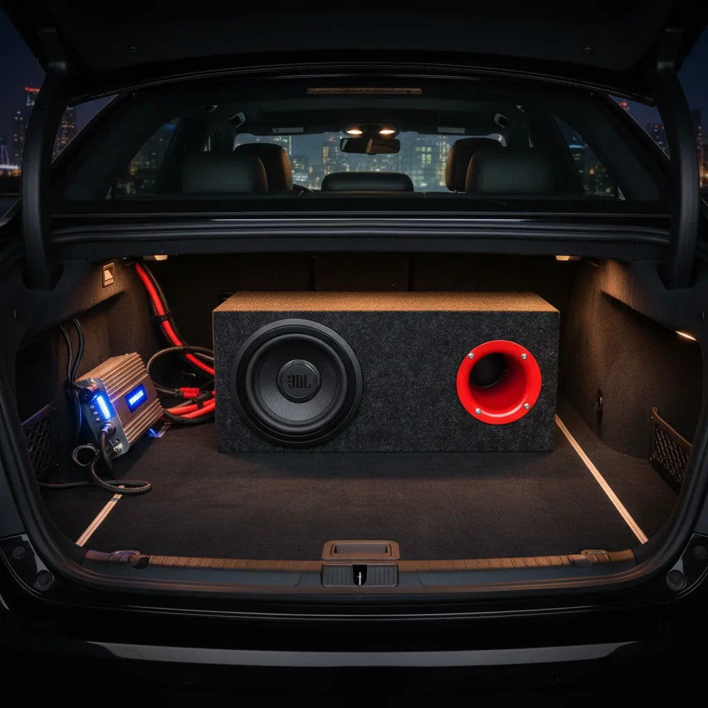 Cajón De Madera Scoprion Acustico Para Subwoofer 8 Pulgadas