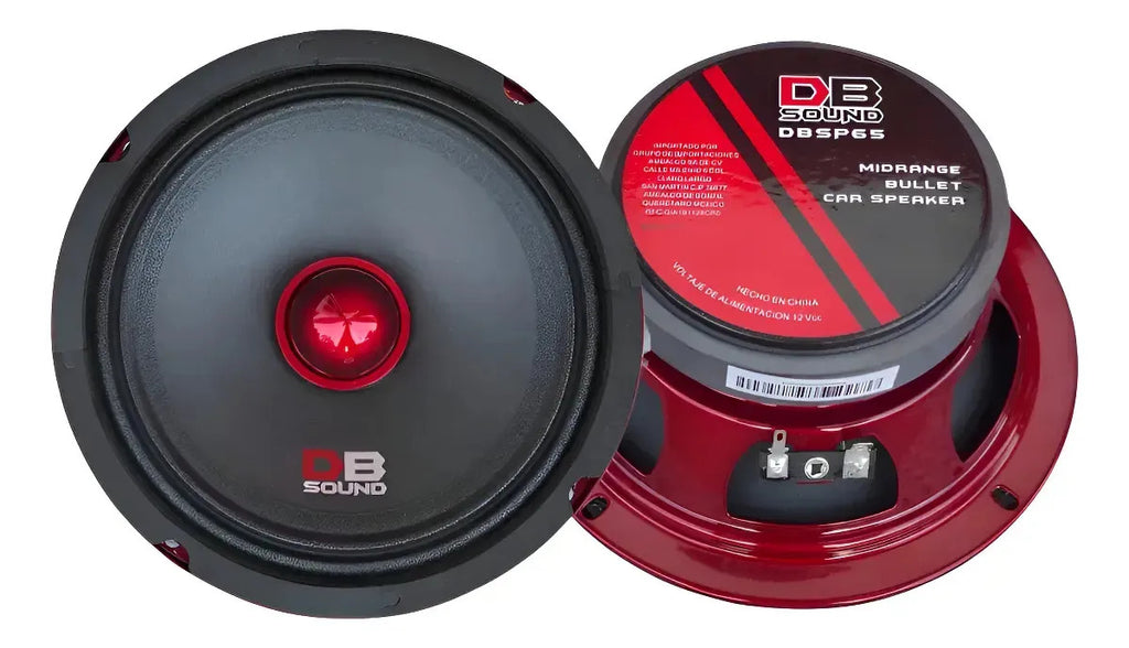 Bocina Midrange 1 Vía Dbsound Dbsp65 6.5  4 Ohms 300w Negro
