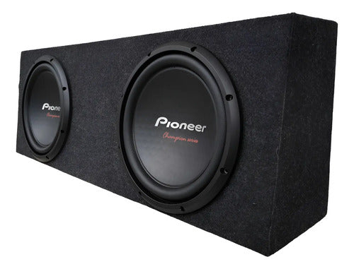 Cajón Sellado Doble Para Camioneta Con Rebote Para Subwoofer