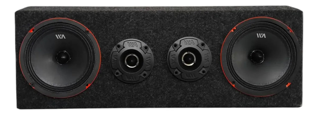 Set De Medio Rango 8 War Audio Cabo88 Tweeter Grenade402 Color Negro
