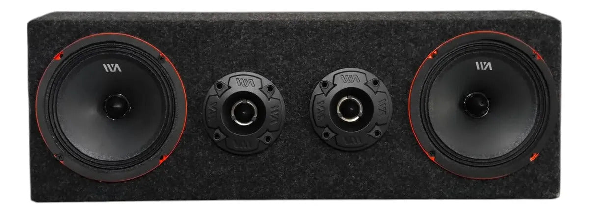 Set De Medio Rango 8 War Audio Cabo88 Tweeter Grenade402 Color Negro