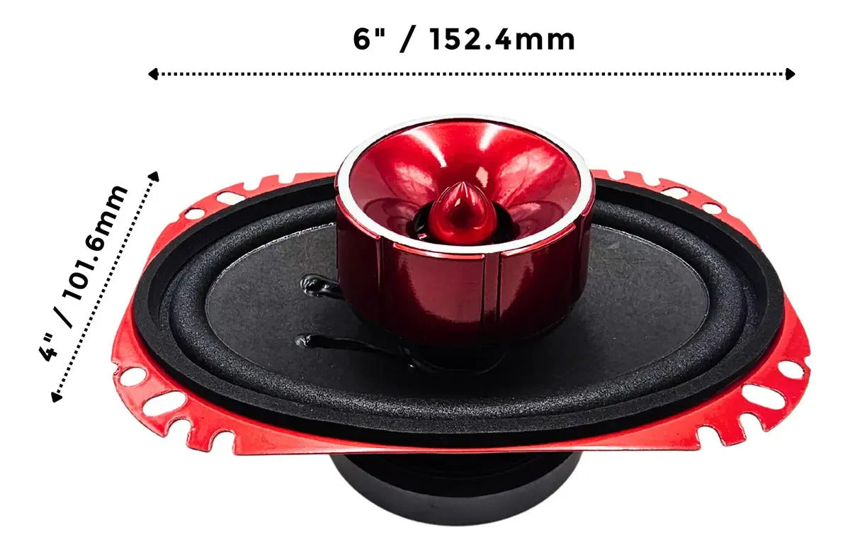 Par De Medios Rangos Dbm46 4x6 PuLG 200w Rms 88 Db 4 Ohm Db