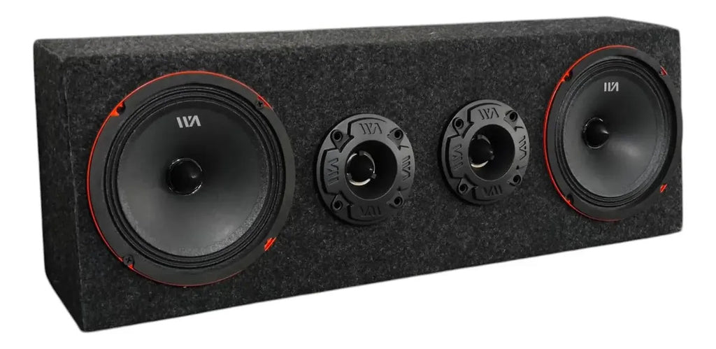 Set De Medio Rango 8 War Audio Cabo88 Tweeter Grenade402 Color Negro