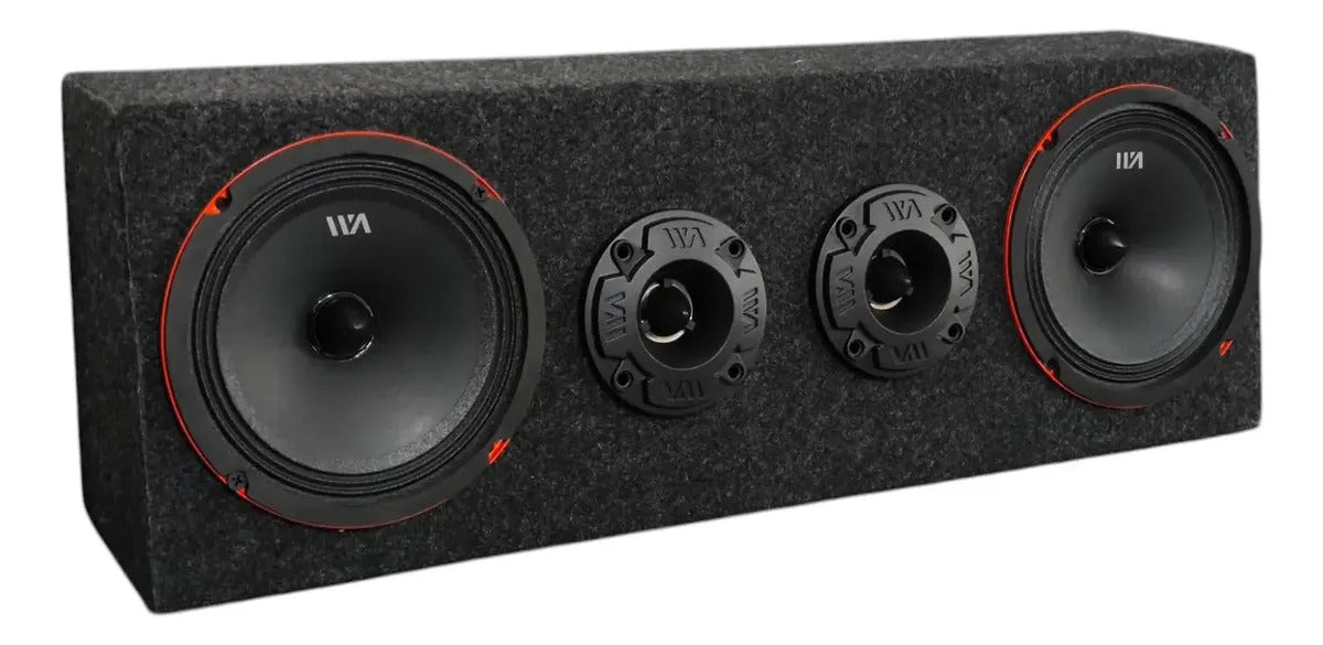 Set De Medio Rango 8 War Audio Cabo88 Tweeter Grenade402 Color Negro