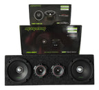 Set Magnum 2 Medios Rangos Pro-mr64 +pro-t100v2 + Cajon