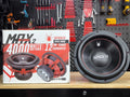 Subwoofer Spider Sr-12max2 12 Pulg 2000w/4000w Doble Bobina