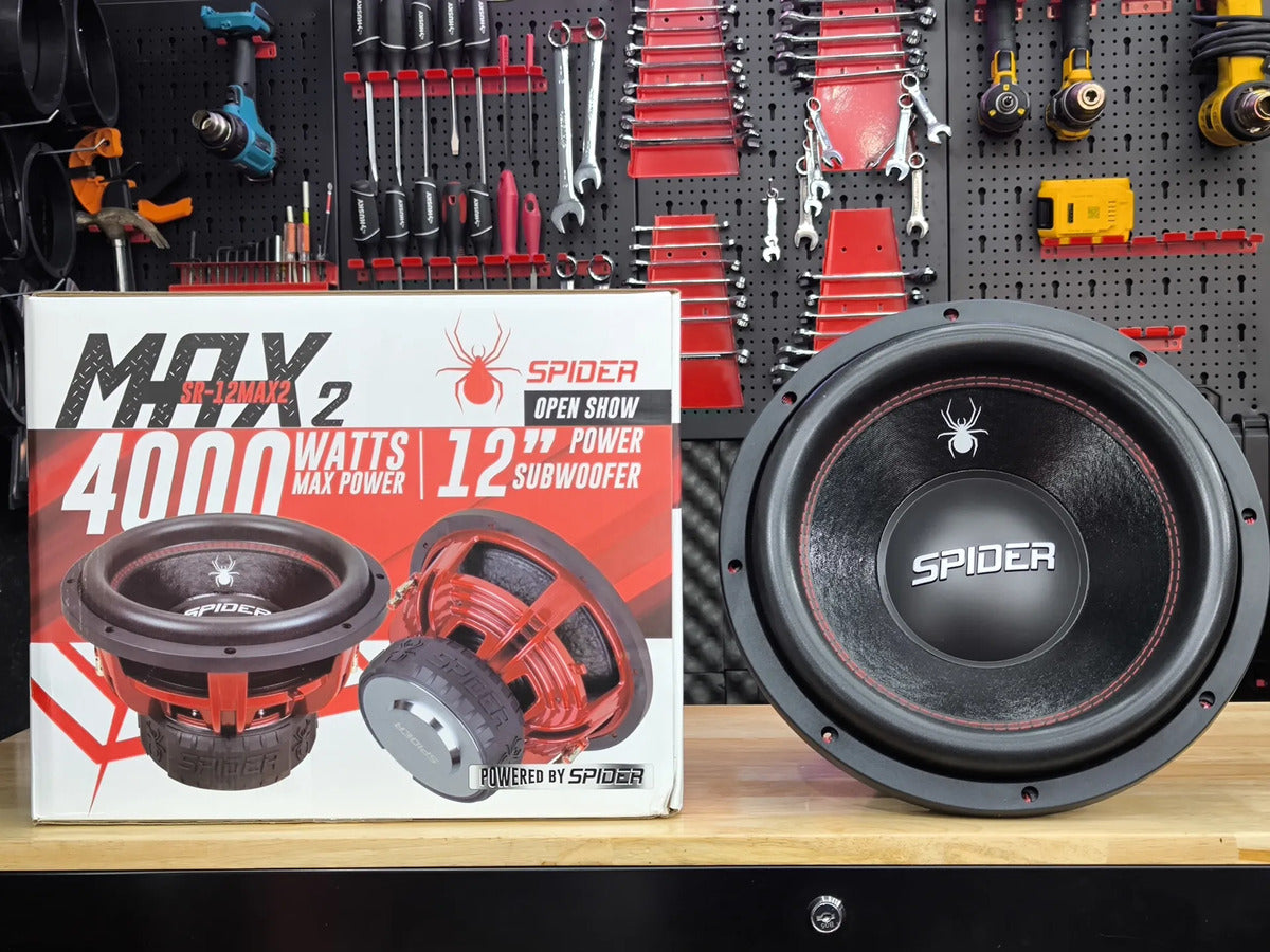 Subwoofer Spider Sr-12max2 12 Pulg 2000w/4000w Doble Bobina