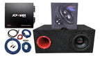 Subwoofer Audiobahn Asw8u Cajon Salida De Aire Amplificador